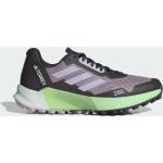 Silberne adidas Terrex Agravic Flow Trailrunning Schuhe aus Textil für Damen Größe 40,5 