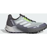 Reduzierte Silberne adidas Terrex Agravic Flow Trailrunning Schuhe aus Textil für Herren Größe 38,5 