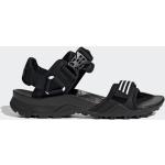 Schwarze adidas Terrex Outdoor-Sandalen für Herren für den für den Sommer 