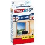 tesa Fliegengitter COMFORT für Fenster, 1,70 m x 1,80 m waschbar bis 30 Grad, UV-beständig, einfaches Anbringen und (55914-00021-00)