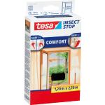 Anthrazitfarbene Tesa Insect Stop Comfort Insektenschutztüren 