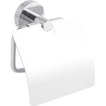 Silberne Tesa SMOOZ Toilettenpapierhalter & WC Rollenhalter  aus Chrom 