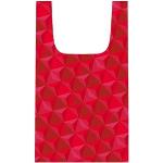 Rote Faltbare Einkaufstaschen 17l aus Kunststoff 