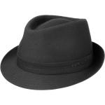 Schwarze Stetson Trilbies & Fedora-Hüte aus Baumwolle 63 für Herren Größe XXL für den für den Sommer 