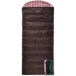 TETON Erwachsene Celsius Regular-18˚C / 0˚F Flannel-gefütterter Schlafsack, Braun/Pink, One Size