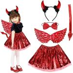 Reduzierte Rote Teufel-Kostüme für Kinder 