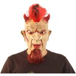 Teufel Mohawk Devil Halloween Maske
