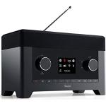 Teufel Radio 3SIXTY - Premium Digitalradio Bluetooth Lautsprecher, 360 Grad Sound, DAB+, Internetradio, Powerbank-Funktion, Subwoofer, Weckfunktion, Musik-Streaming, Dynamore, Subwoofer - Schwarz