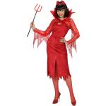 Rote Widmann Horror-Kostüme für Damen Größe M 