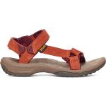 Reduzierte Pinke Teva Terra FI Lite Outdoor-Sandalen mit Riemchen aus Leder für Damen Größe 37 für den für den Sommer 