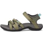 Reduzierte Olivgrüne Teva Tirra Outdoor-Sandalen mit Klettverschluss für Damen Größe 39 für den für den Sommer 