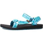 Reduzierte Blaue Batik Teva Original Outdoor Schuhe für Damen Größe 37 