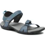 Blaue Teva Verra Outdoor-Sandalen mit Klettverschluss für Damen Größe 39 für den für den Sommer 