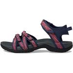 Reduzierte Indigofarbene Teva Tirra Outdoor-Sandalen mit Klettverschluss leicht für Damen Größe 39 für den für den Sommer 