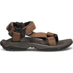 Reduzierte Braune Teva Terra FI Lite Outdoor-Sandalen mit Riemchen aus Leder für Herren Größe 40,5 für den für den Sommer 