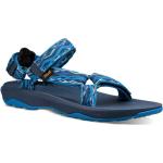 Blaue Teva Hurricane XLT Outdoor-Sandalen mit Klettverschluss für Kinder für den für den Sommer 