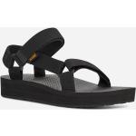 Schwarze Teva Outdoor-Sandalen mit Riemchen für Damen Größe 38 für den für den Sommer 