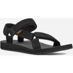 Schwarze Teva Original Outdoor-Sandalen mit Klettverschluss für Damen Größe 38 für den für den Sommer 