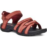 Reduzierte Rote Teva Tirra Outdoor-Sandalen mit Klettverschluss in Schmalweite aus Neopren für Damen Größe 38 für den für den Sommer 