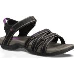 Schwarze Teva Tirra Outdoor-Sandalen mit Klettverschluss in Schmalweite aus Neopren für Damen Größe 41 für den für den Sommer 