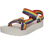 Weiße Teva LGBT Sportschuhe mit Riemchen Größe 40 für den für den Sommer 