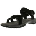 Reduzierte Schwarze Teva Terra FI Lite Outdoor-Sandalen mit Riemchen aus Leder Wasserfest für Damen Größe 38 für den für den Sommer 
