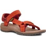Dunkelorange Teva Terra FI Lite Outdoor-Sandalen mit Riemchen aus Veloursleder rutschfest für Damen Größe 38 für den für den Sommer 