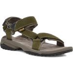 Braune Teva Terra FI Lite Outdoor-Sandalen mit Riemchen aus Leder rutschfest für Herren Größe 40,5 für den für den Sommer 