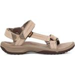 Graue Teva Terra FI Lite Outdoor-Sandalen aus Veloursleder für Damen Größe 38 für den für den Sommer 
