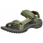 Olivgrüne Teva Terra FI Lite Outdoor-Sandalen für Damen Größe 38 für den für den Sommer 