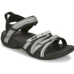 Schwarze Teva Tirra Outdoor-Sandalen mit Klettverschluss wasserabweisend für Damen für den für den Sommer 