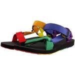 Bunte Casual Teva Original LGBT Outdoor-Sandalen mit Klettverschluss in Normalweite für Kinder Größe 39,5 für den für den Sommer 