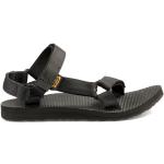 Reduzierte Schwarze Teva Original Outdoor-Sandalen mit Klettverschluss aus Textil für Damen Größe 40 für den für den Sommer 
