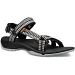 Schwarze Teva Terra FI Lite Outdoor-Sandalen aus Leder für Damen Größe 36 für den für den Sommer 