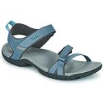 Blaue Elegante Teva Verra Outdoor-Sandalen mit Klettverschluss Wasserfest für Damen für den für den Sommer 