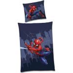 Blaue Tex Idea Spiderman Bettwäsche Sets & Bettwäsche Garnituren mit Reißverschluss aus Baumwolle maschinenwaschbar 