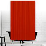 Rote Textil-Duschvorhänge aus Textil 200x180 1-teilig 