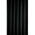 Schwarze Textil-Duschvorhänge aus Textil maschinenwaschbar 120x200 