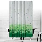 Grüne Textil-Duschvorhänge aus Textil 200x240 
