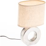 Textil Moderne tafellamp grijs E27 - Tohu Landhaus / Vintage / Rustikal E14 Innenbeleuchtung