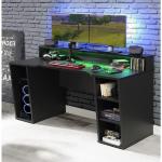 Schwarze Forte Gaming Tische Breite 50-100cm, Höhe 0-50cm, Tiefe 50-100cm 