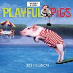 TF Publishing Wandkalender mit Schweinemotiv 