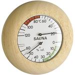 Reduzierte TFA Sauna Thermometer aus Massivholz 