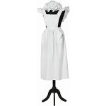 Weiße Gestreifte Charleston-Kostüme & 20er Jahre Kostüme aus Spitze für Damen Einheitsgröße 