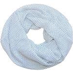 Weiße Gepunktete Schlauchschals & Loop-Schals für Damen Einheitsgröße für den für den Sommer 