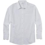 Reduzierte Weiße Bestickte OLYMP Kentkragen Hemden mit Kent-Kragen aus Baumwolle für Herren Größe L 