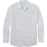 Reduzierte Weiße Bestickte OLYMP Regular Fit Hemden aus Baumwolle für Herren Größe XL mit Gutschein 
