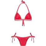 Rote The Attico Triangel-Tops aus Frottee für Damen Größe S 2-teilig 