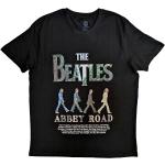 Schwarze Kurzärmelige The Beatles Herrenbandshirts Größe XXL 