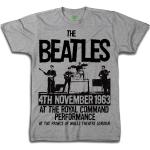 Graue Kurzärmelige The Beatles Kinder T-Shirts aus Baumwolle Größe 140 
